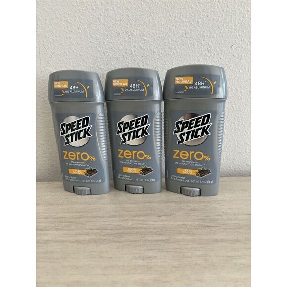 (3) Speed Stick Fresh Woods Zero Deodorant for Men 2.7 oz New🔥🔥🔥 - Picture 1 of 6